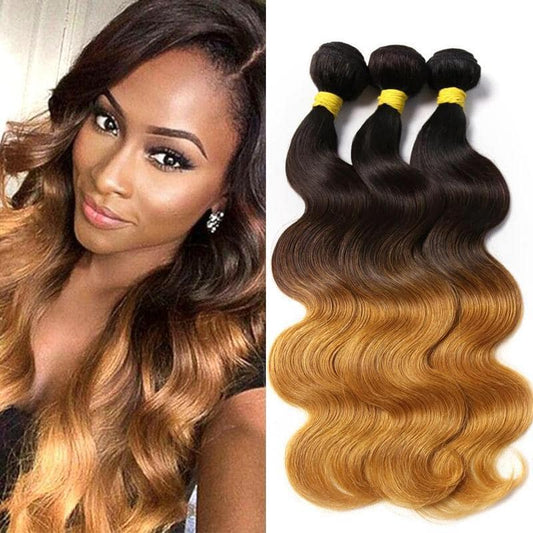 Ombre Body Wave Hair 1b/4#/27#